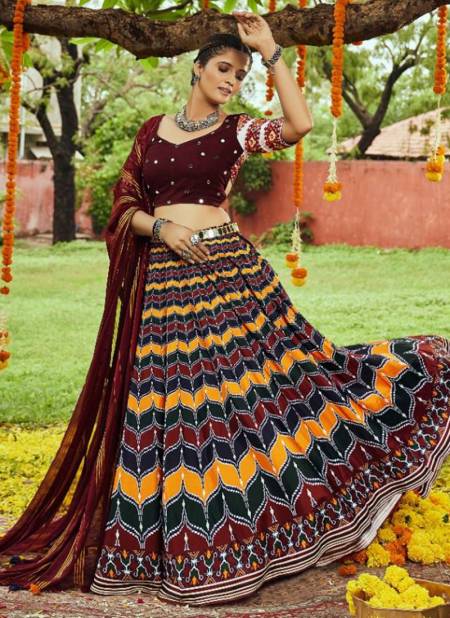 Multi Colour Shubhkala Raas New Latest Designer Navratri Special Cotton Lehenga Choli Collection 2129